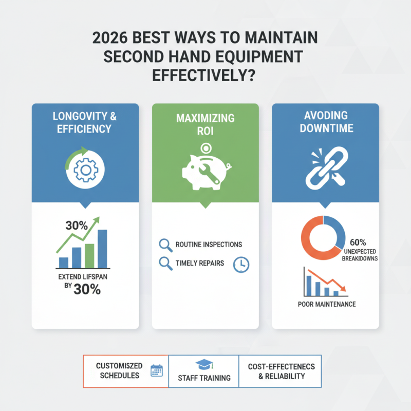 2026 Best Ways to Maintain Second Hand Equipment Effectively?