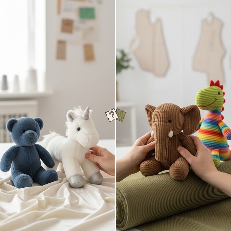 How to Choose Between Velvet and Corduroy for Toys?