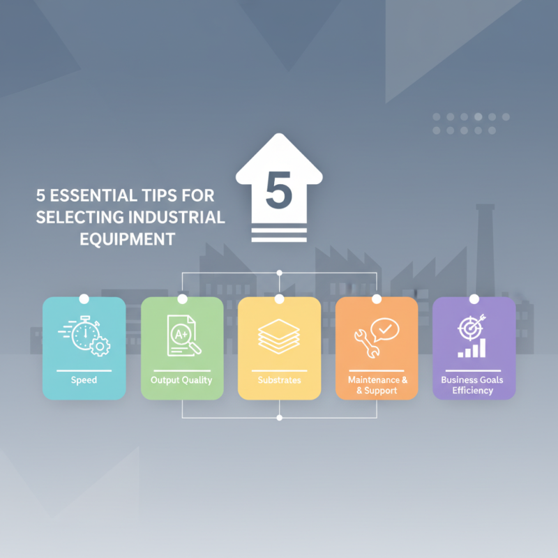 5 Essential Tips for Selecting Industrial Printing Equipment?