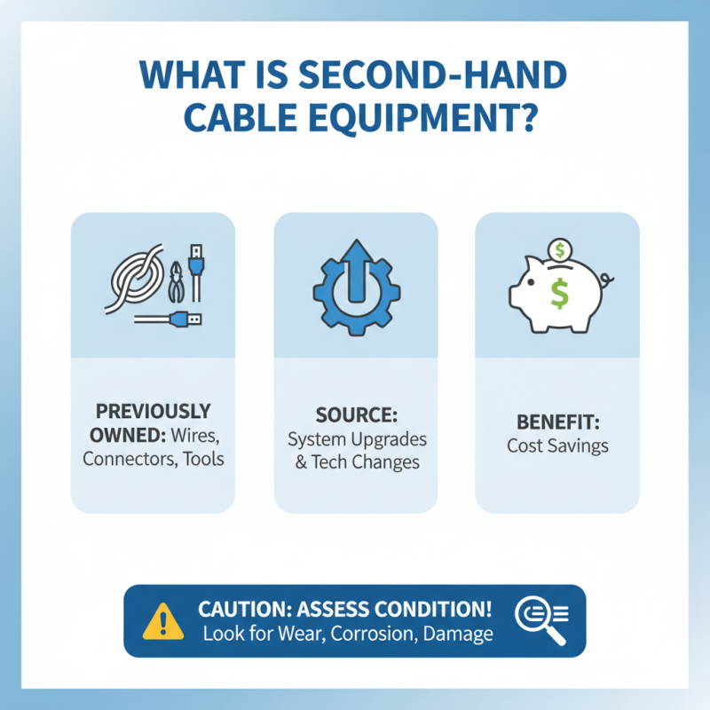What is Second Hand Cable Equipment and How to Buy?