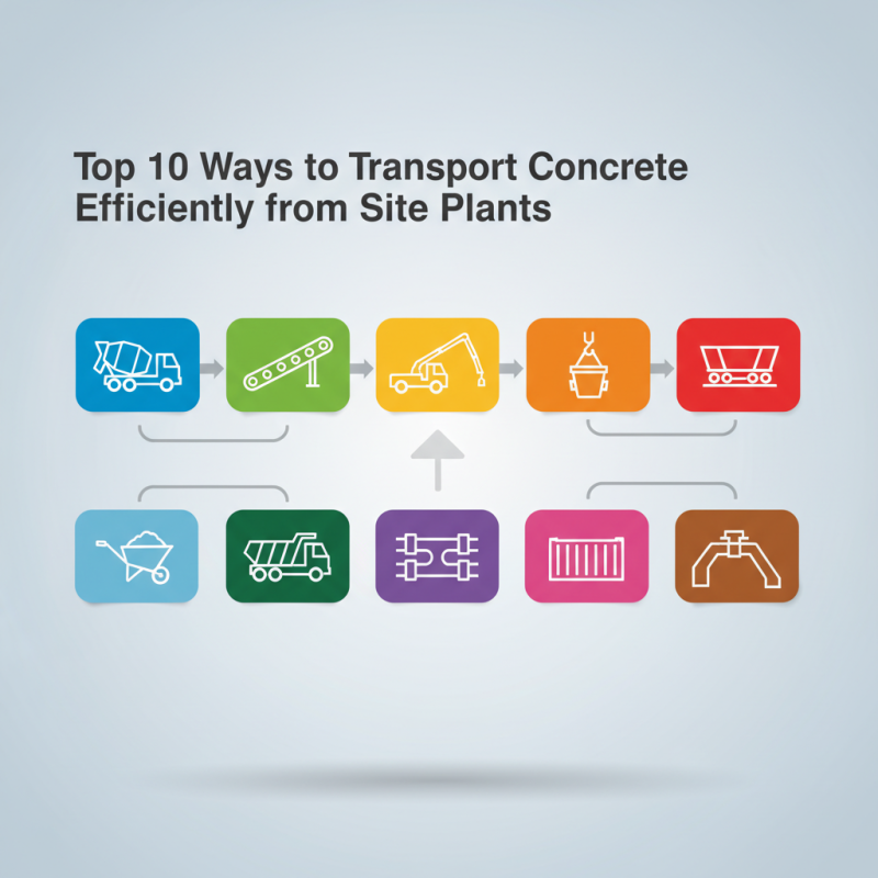 Top 10 Ways to Transport Concrete Efficiently from Site Plants?