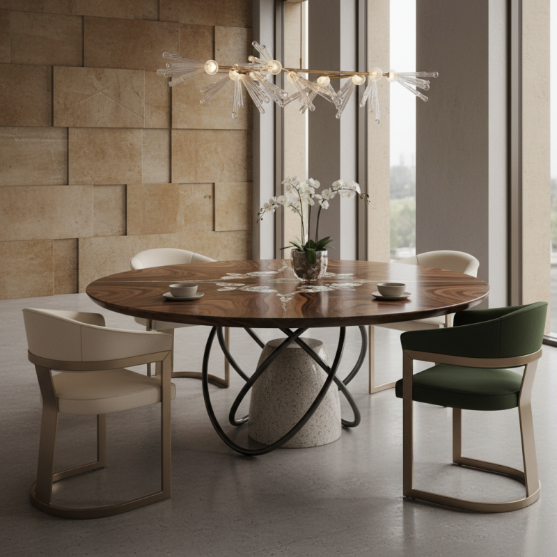 Best Modern Artistic Round Dining Table for Global Buyers?