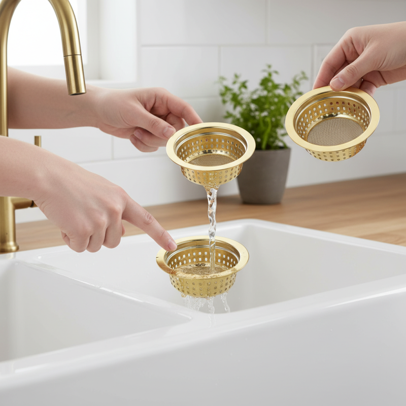 How to Choose the Best Gold Kitchen Sink Strainer for Your Home?