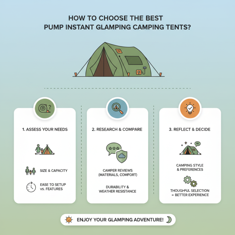 How to Choose the Best Pump Instant Glamping Camping Tents?