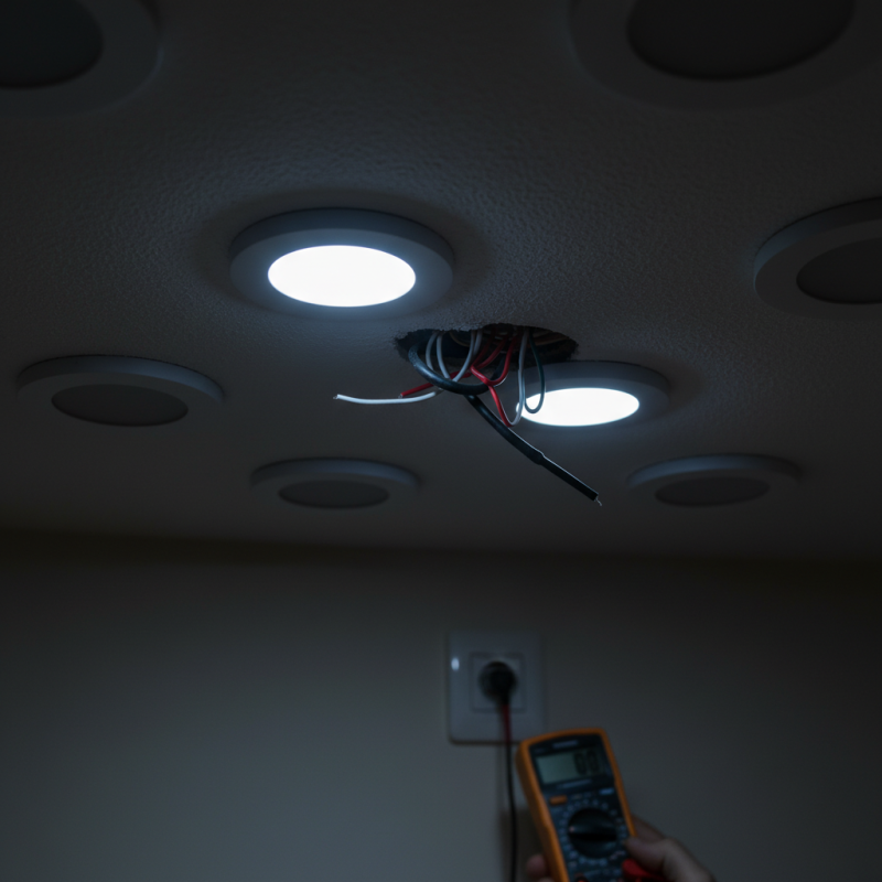 Why Do LED Lights Stay Dimly Lit When Turned Off?