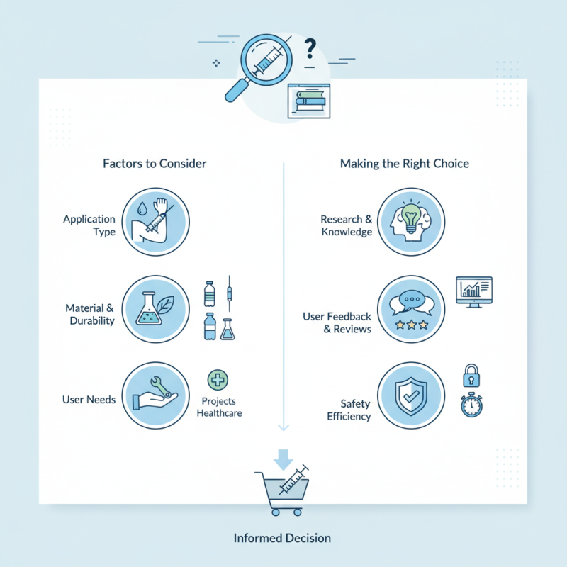 How to Choose the Right Disposable Syringe for Your Needs?