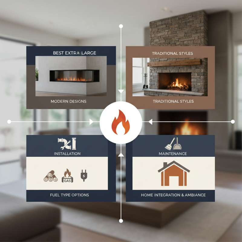 2026 Best Extra Large Fireplace Options for Your Home?