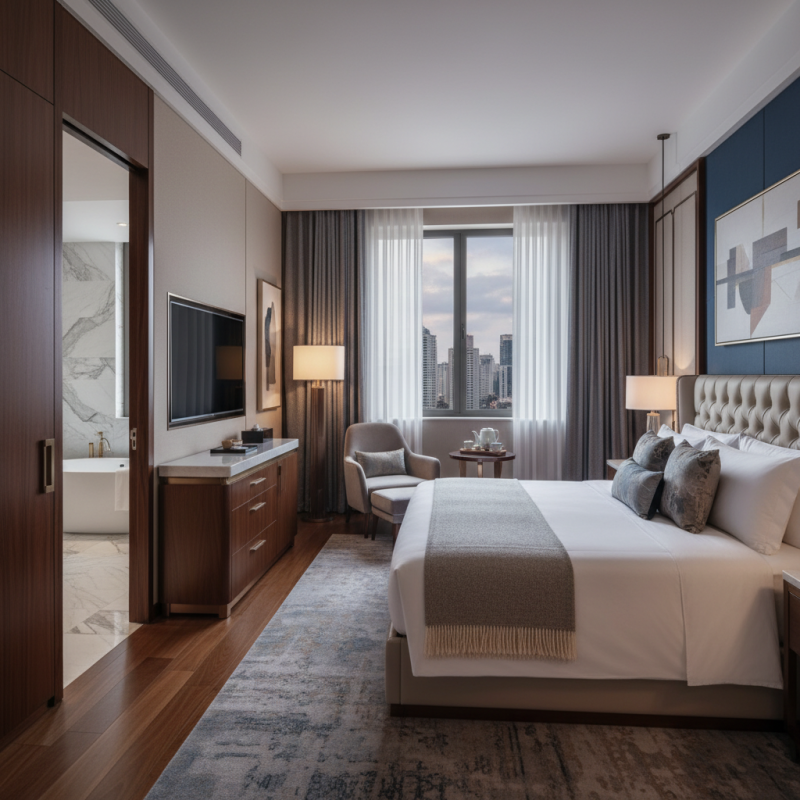 How much does it cost to furnish a 100 room hotel?