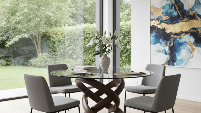How to Choose the Perfect Modern Artistic Round Dining Table?