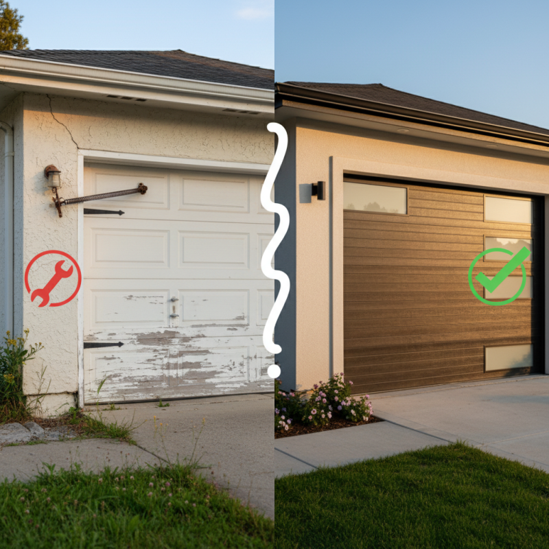 Should I Repair or Replace My Garage Door in 2026?