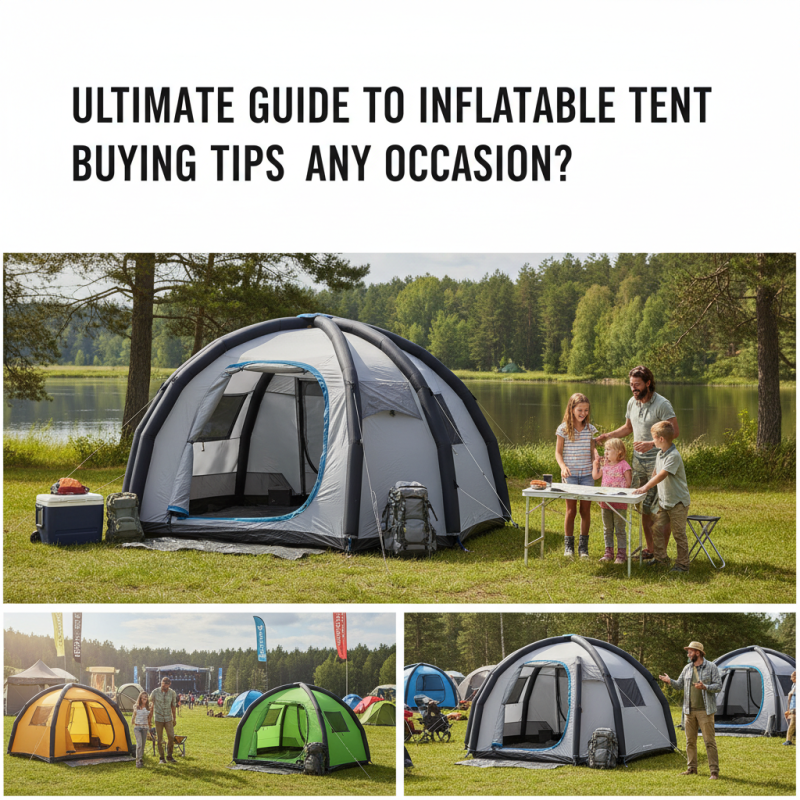 Ultimate Guide to Inflatable Tent Buying Tips for Any Occasion?