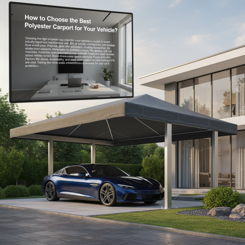 How to Choose the Best Polyester Carport for Your Vehicle?
