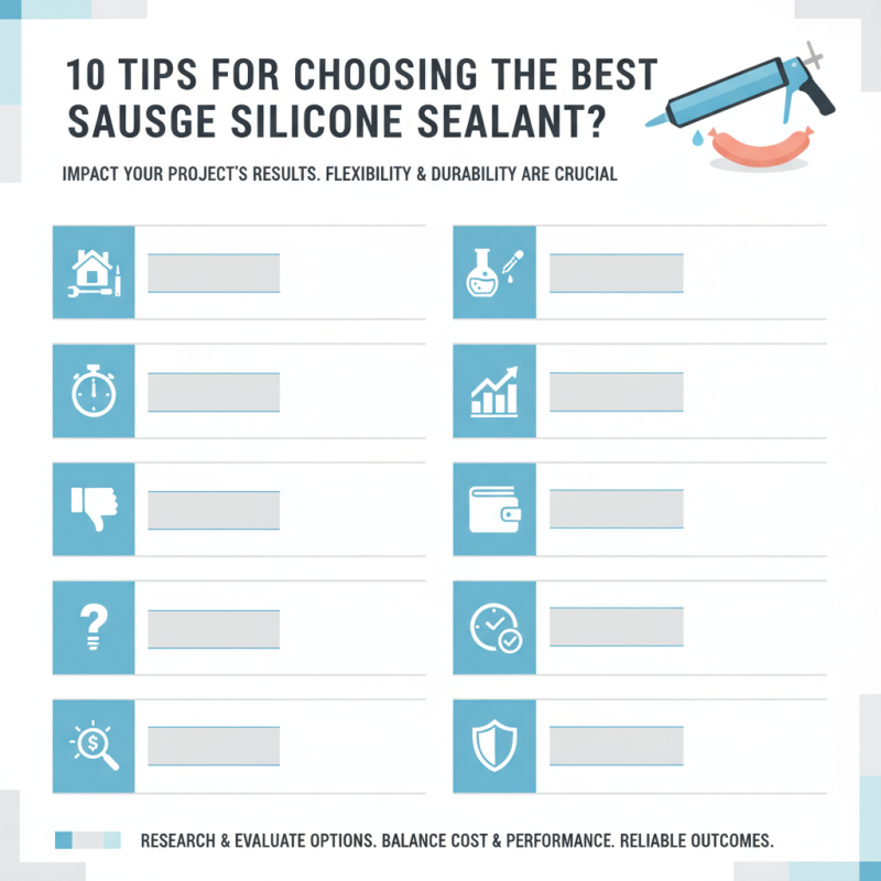 10 Tips for Choosing the Best Sausage Silicone Sealant?