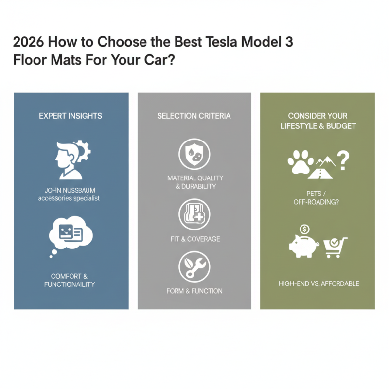 2026 How to Choose the Best Tesla Model 3 Floor Mats For Your Car?