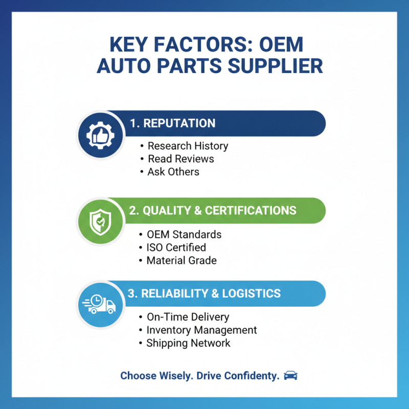 How to Choose the Right OEM Auto Parts Supplier for Your Vehicle?