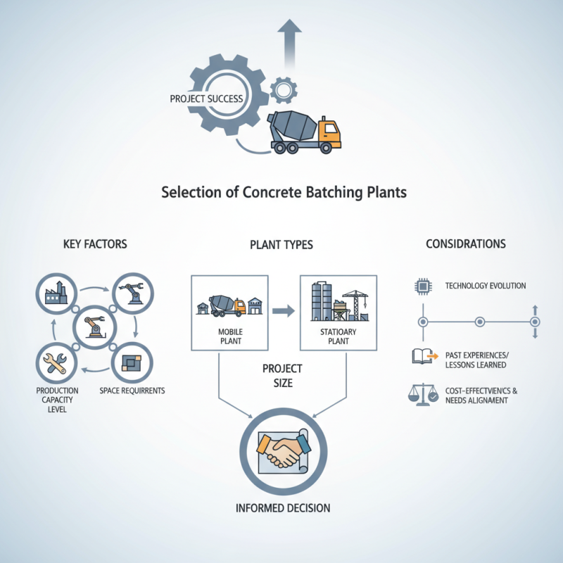 How to Choose the Best Batching Plant of Concrete for Your Needs?