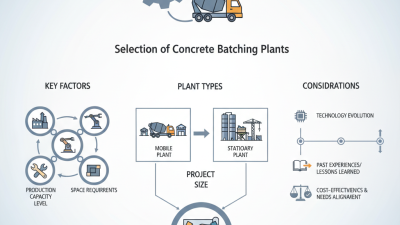 How to Choose the Best Batching Plant of Concrete for Your Needs?