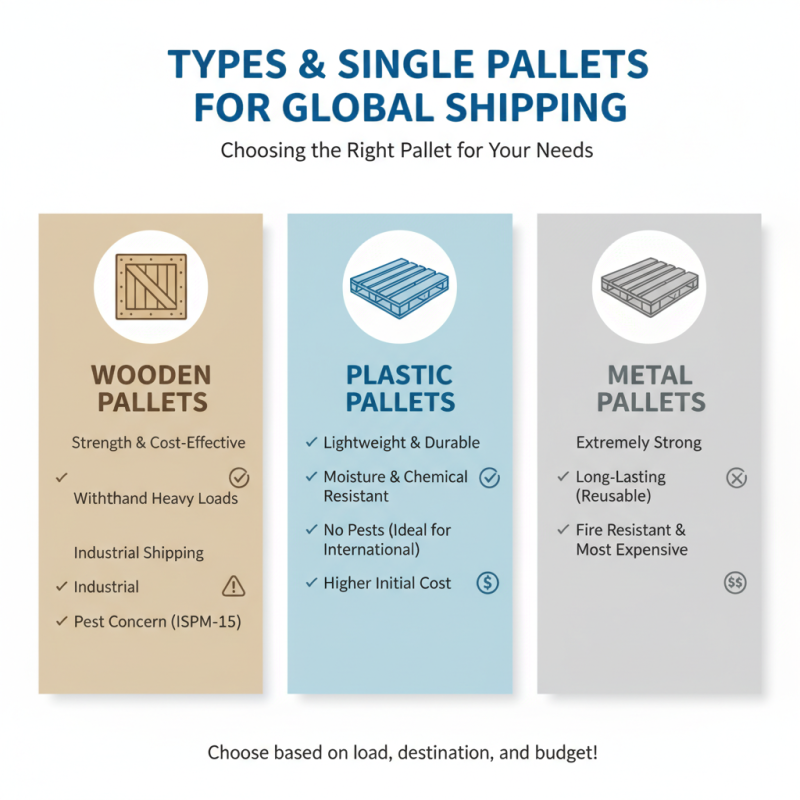 How to Choose the Best Single Pallet for Global Shipping?