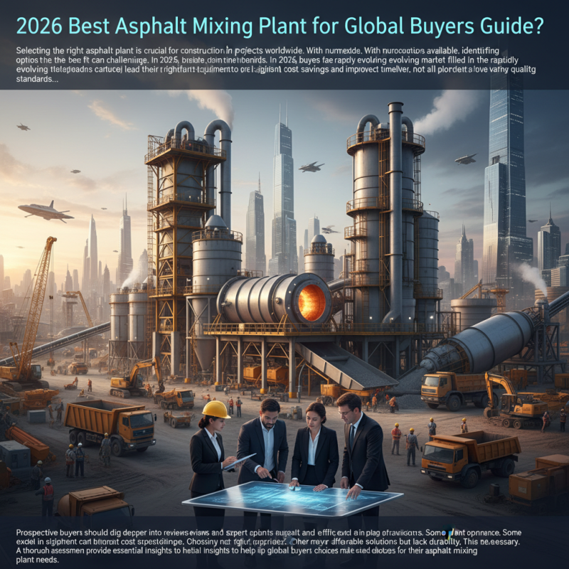 2026 Best Asphalt Mixing Plant for Global Buyers Guide?