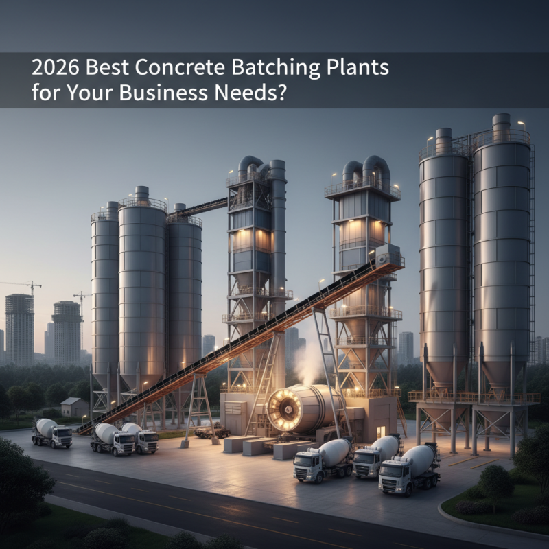 2026 Best Concrete Batching Plants for Your Business Needs?