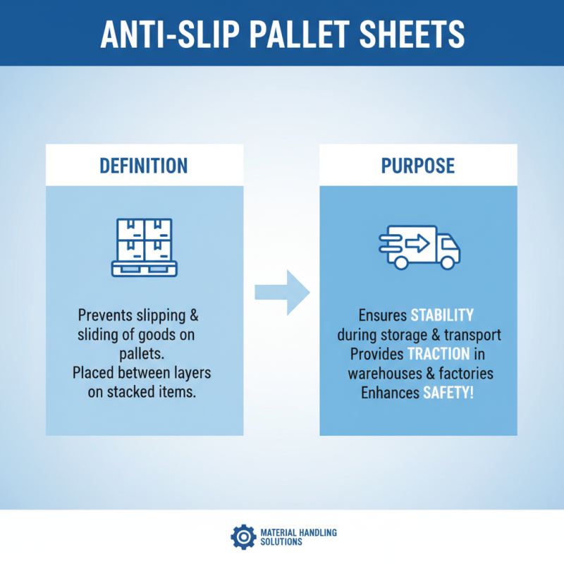 What is Anti Slip Pallet Sheet Benefits and Applications?