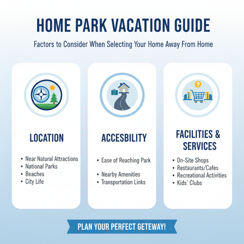 How to Choose the Best Home Parks for Your Next Vacation?