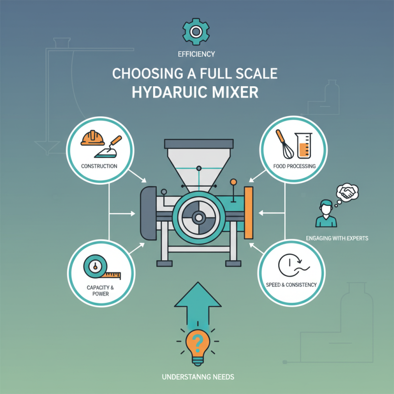 How to Choose the Best Full Scale Hydraulic Mixer for Your Needs?