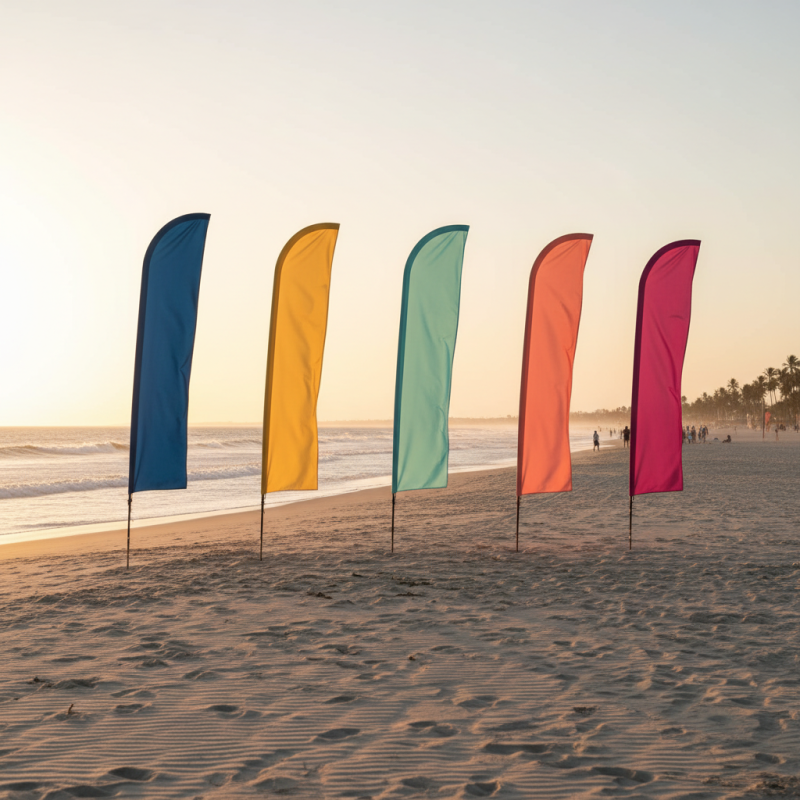 How to Choose the Best Beach Flag for Your Event?