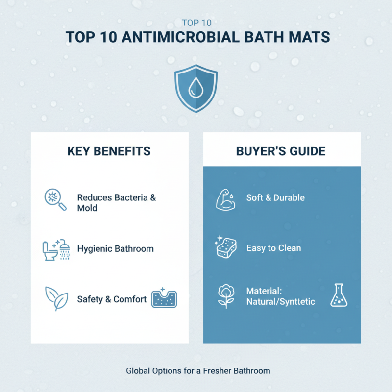 Top 10 Antimicrobial Bath Mats for Global Buyers to Consider