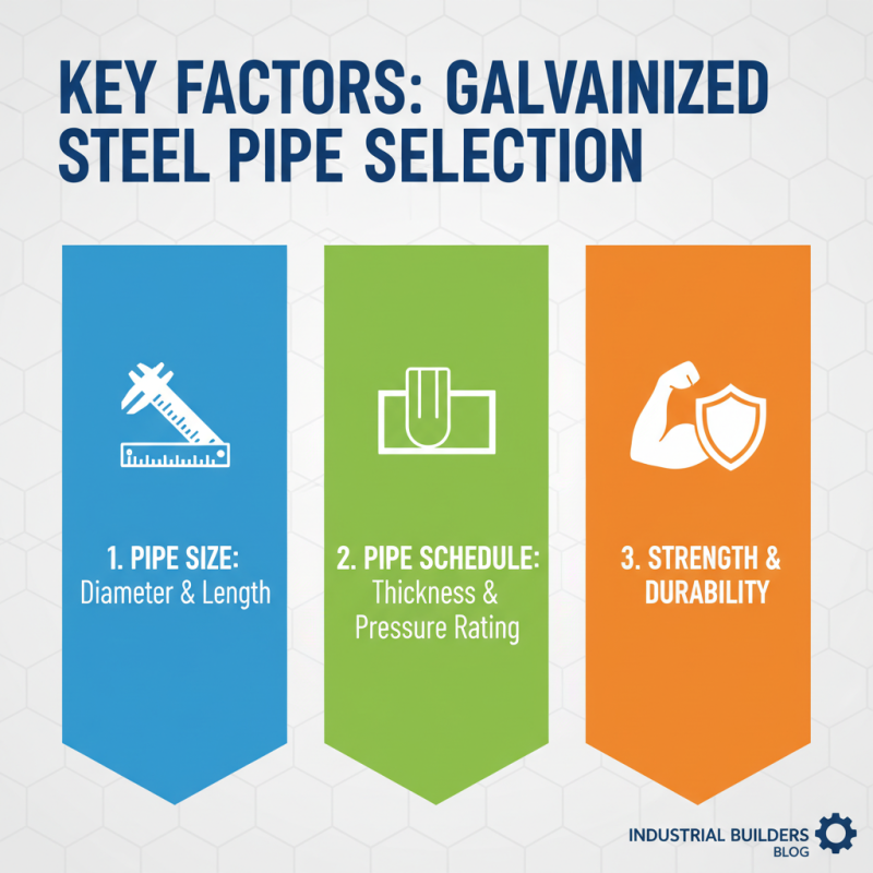 How to Choose the Right Galvanized Steel Pipe for Your Needs?