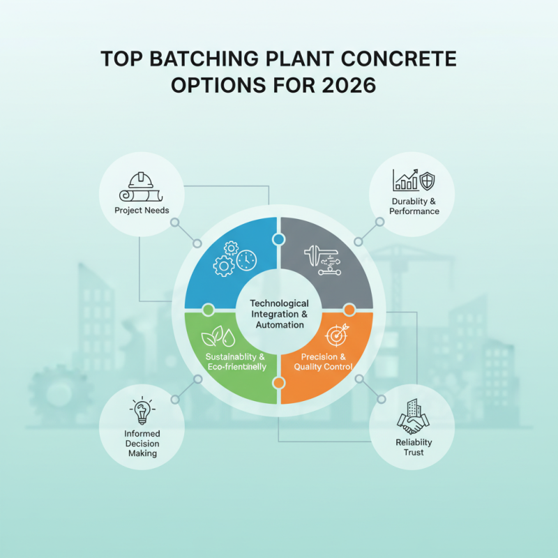 Top Batching Plant Concrete Options for 2026 How to Choose?