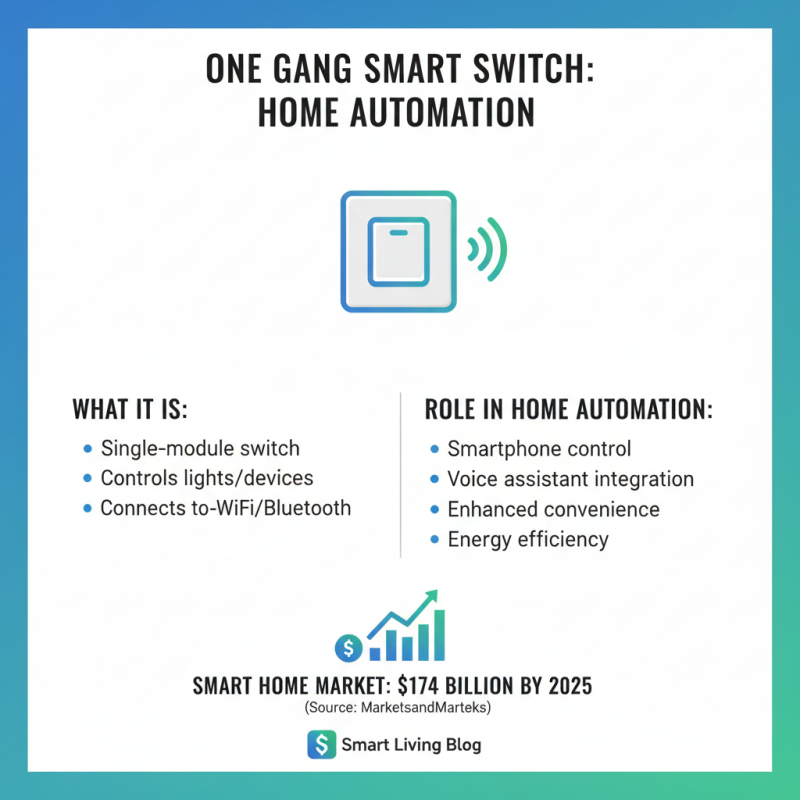 2026 Best One Gang Smart Switch for Your Home Automation Needs?