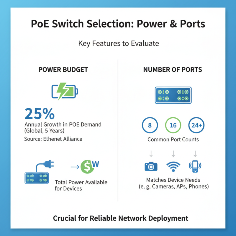 Essential Tips for Choosing the Best Poe Switch for Your Needs?