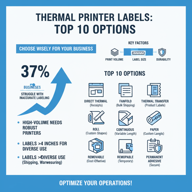Top 10 Best Thermal Printer Label Options for Your Business Needs?