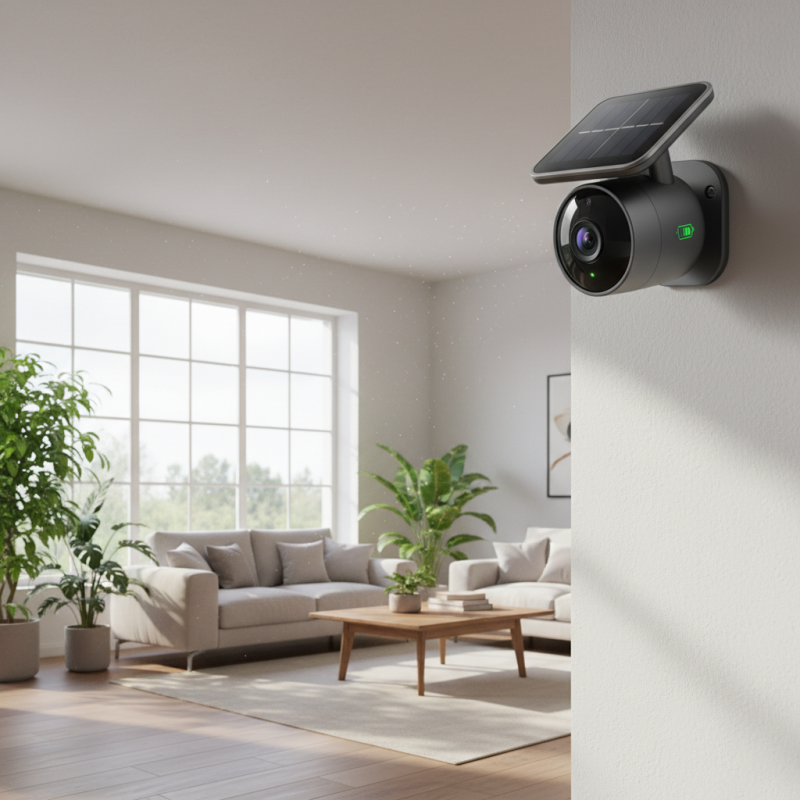 What is an Indoor Solar CCTV Camera and How Does It Work?
