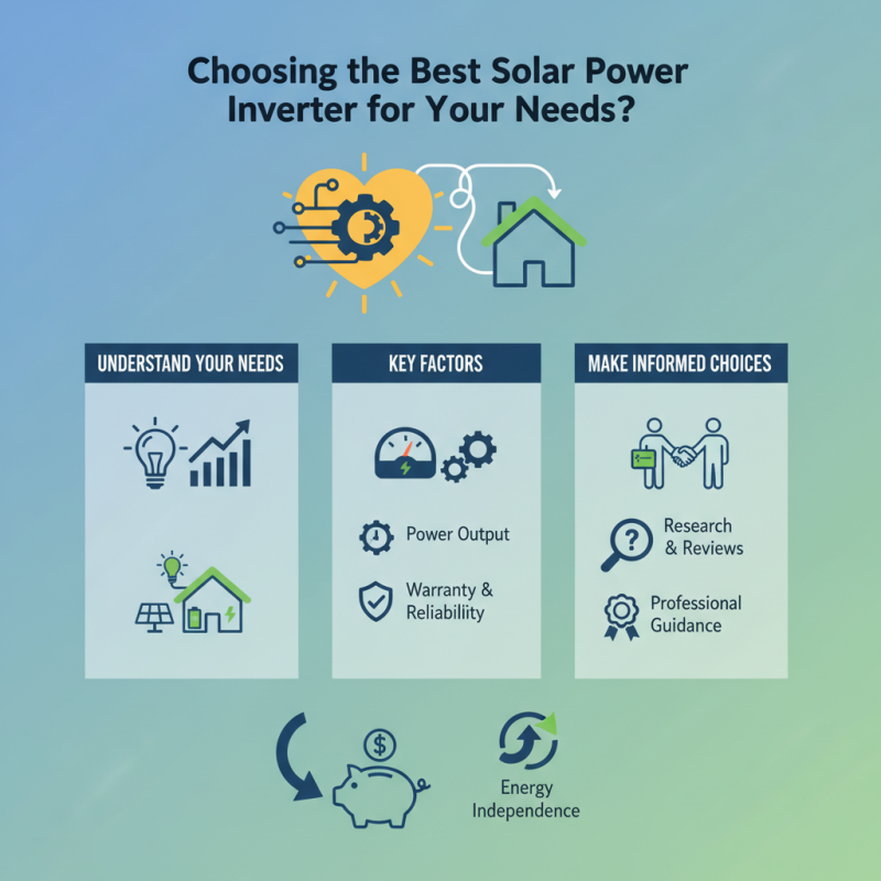 Choosing the Best Solar Power Inverter for Your Needs?