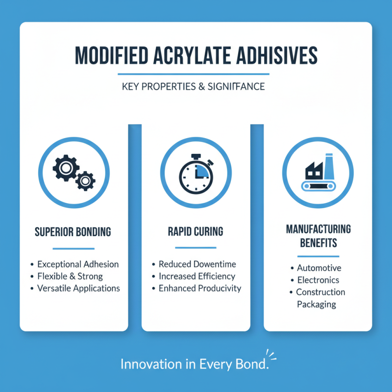 Benefits of Using Modified Acrylate Adhesive in Manufacturing?