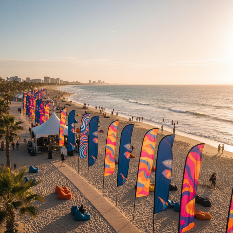 What are the Benefits of Using Beach Flags for Events?