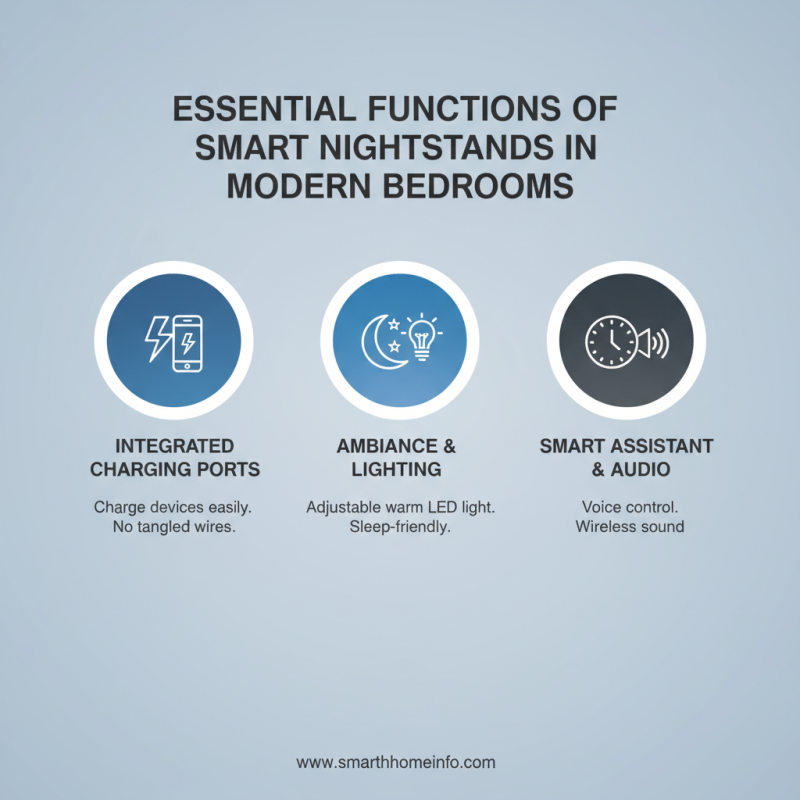 Top Smart Nightstand Features for Modern Bedrooms?