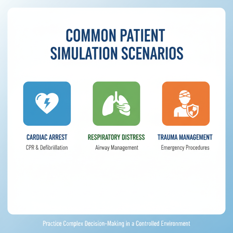 Top Patient Simulation Scenarios for Effective Training Use?