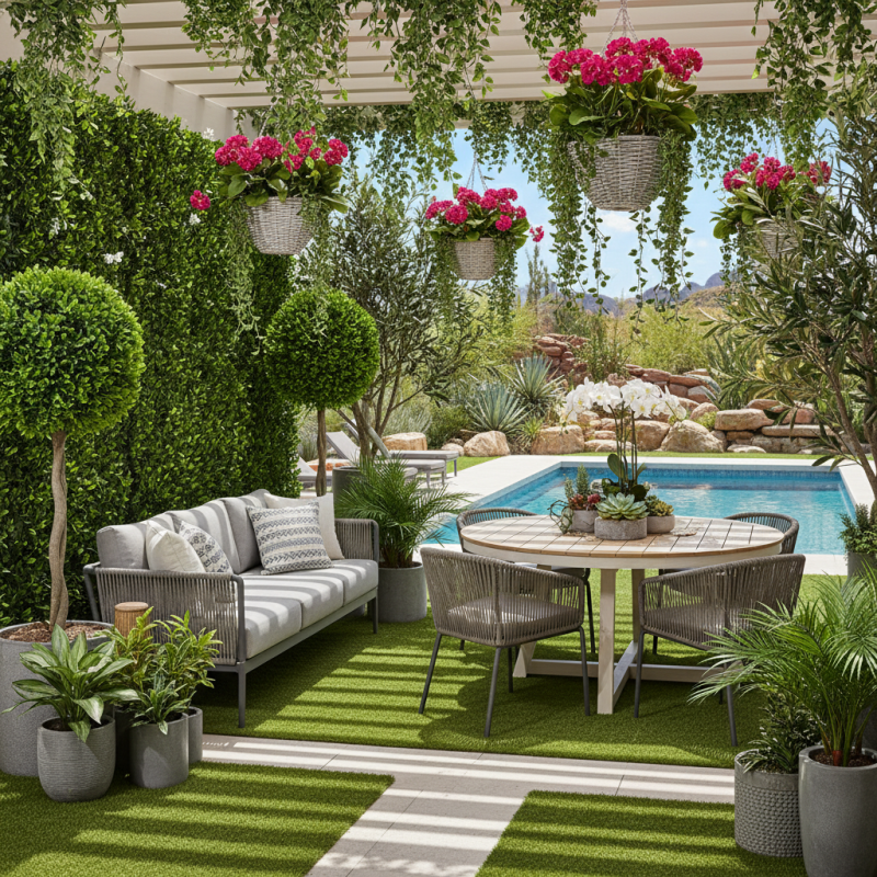 Top 10 Benefits of Using Exterior Artificial Plants for Your Space?