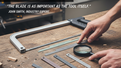 Why Choose the Right Hacksaw Blades for Your Projects?