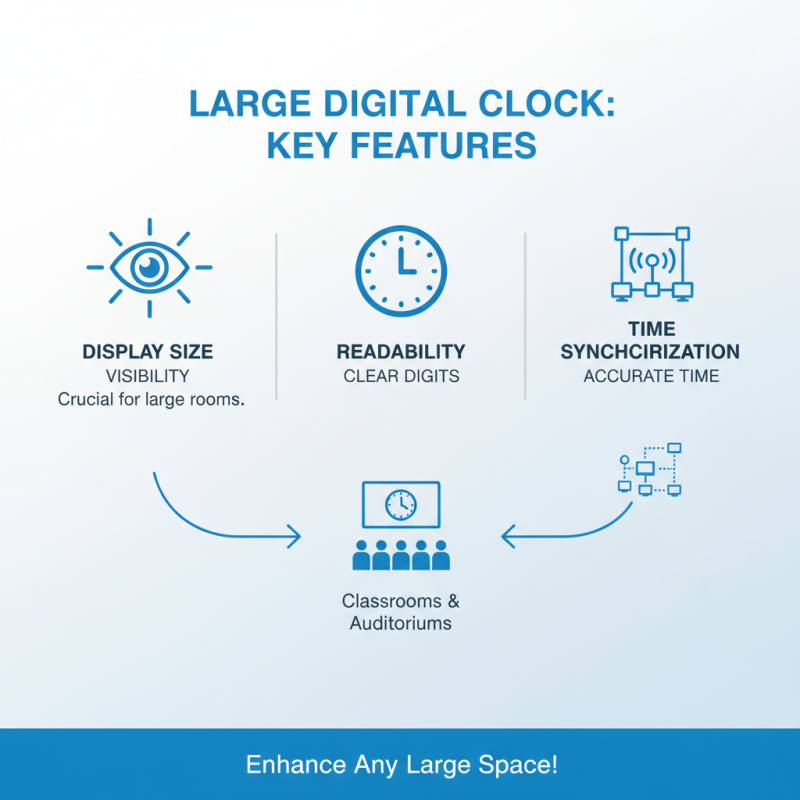 How to Choose the Best Large Display Digital Clock for Your Needs?
