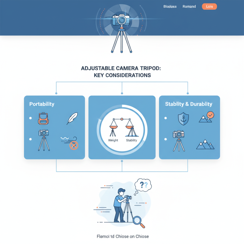 2026 How to Choose the Best Adjustable Camera Tripod?