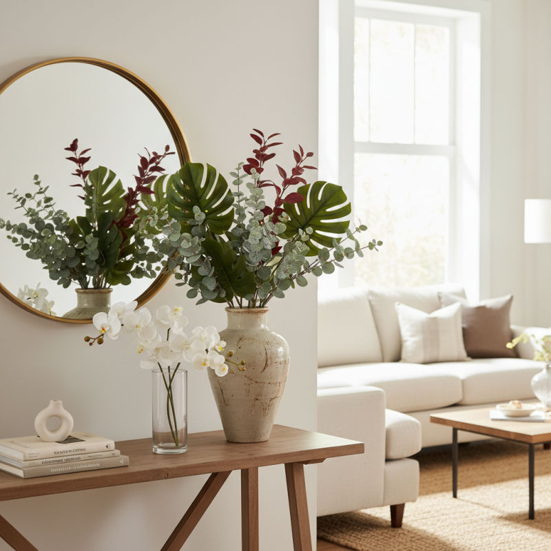 How to Choose Artificial Flowers Leaves for Home Decor?