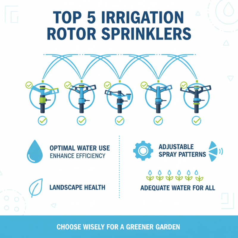 Top 5 Irrigation Rotor Sprinklers for Optimal Water Use?