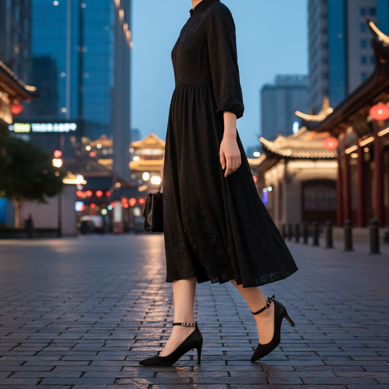 China Best Ladies Black Heel Trends for Effortless Style and Elegance?