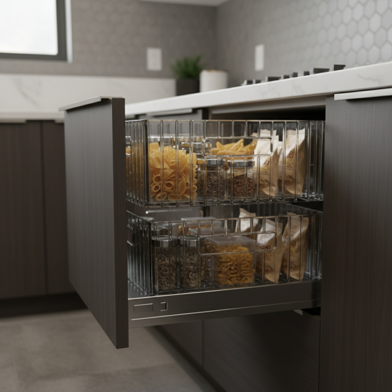 2026 Top High Quality Kitchen Crystal Glass Pull Out Basket Guide?
