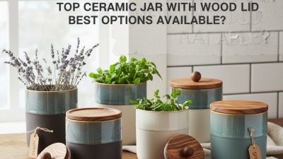 2026 Top Ceramic Jar With Wood Lid Best Options Available?