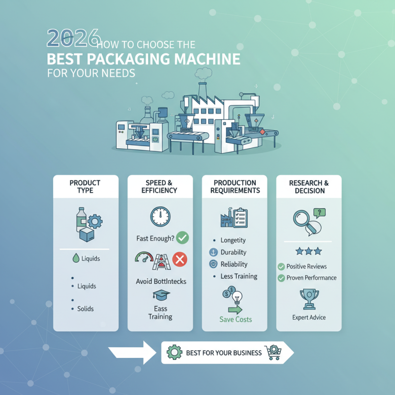 2026 How to Choose the Best Packaging Machine for Your Needs
